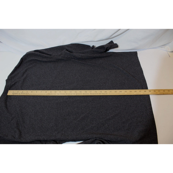 Carhartt Loose Fit Dark Gray Heavyweight Pocket Tee Long Sleeve Men's (L) Logo - Picture 10 of 13